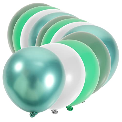 HAWILLOSCH 20St Grünes Ballon-Set Grüne Ballongirlande grüner Ballon Dschungel- Ballongas luftballons party supplies party sachen Requisiten für Partyballons Festivalballons Emulsion von HAWILLOSCH