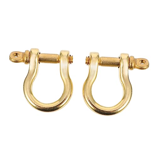 HAWILLOSCH 2Stücke D Ringe Schlüsselhalter U Förmiger Schäkel mit Schraubverschluss Robuste Verbindung für Rucksäcke Taschen und Schlüsselanhänger für DIY Projekte HAWILLOSCH 2Stücke D Ringe Schlüsselhalter U Förmiger Schäkel mit Schraubverschluss Robuste Verbindung für Rucksäcke Taschen und Schlüsselanhänger für DIY Projekte von HAWILLOSCH