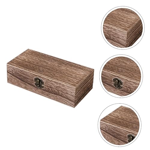 HAWILLOSCH 2er-box Holzkasten Schmuck Organizer Klar Schmuck-organizer-fach Retro-dekor Antikes Dekor Schmuckorganisator Für Halsketten Organizer Für Schmuckketten -schmuckkästchen von HAWILLOSCH