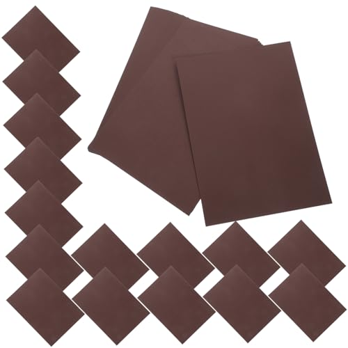 HAWILLOSCH 30 Stk Handbemalter Karton Papier Zum Basteln Diy Liefert Handgefertigte Bastelpapiere Origami-kartenpapier Druckpapier Bastelpapiere Selber Machen Malmaterial Coffee 230g Papier von HAWILLOSCH