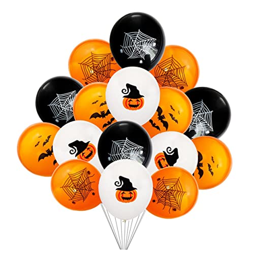 HAWILLOSCH 30st Festlicher Partyballon Halloween-dekorationen Im Freien Halloween-dekorationen Im Innenbereich Halloween-fledermausballons Halloween-party-luftballons Danksagungsballons von HAWILLOSCH