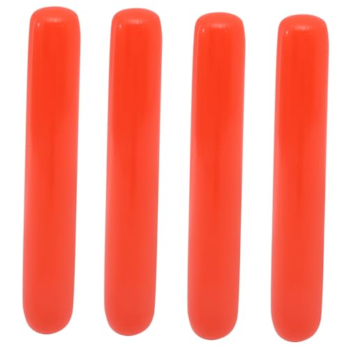 HAWILLOSCH 4 Stück Aufblasbarer Stick Für Kinder Party Aufblasbare Stöcke Krachmacher Cheersticks Konzert Geräuschemacher Geräuschstock Jubelstock Boom-Sticks Für Teamgeist Rot PVC von HAWILLOSCH