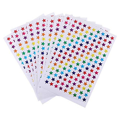 HAWILLOSCH 50 Blatt Belohnungsaufkleber Aufkleber Stickers for Sticker für Aufkleber Schule Gaming Sticker Selbstklebende Belohnungsetiketten lob Aufkleber PVC von HAWILLOSCH