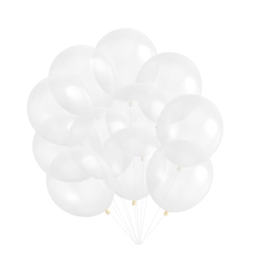 HAWILLOSCH 50 Stück 12 Zoll Helle Latexballons Transparent Bunte Luftballons Für Party Dekoration Geburtstagsfeiern Und Kreative Luftballonfiguren von HAWILLOSCH