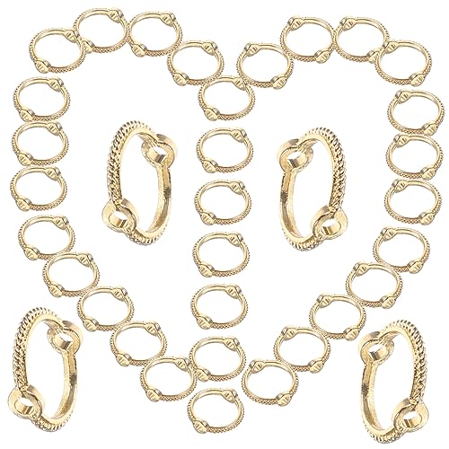 HAWILLOSCH 50Stücke Metallperlenrahmen Für DIY Schmuckherstellung Runde Perlenrahmen Mit Löchern Langlebig Und Sicher Für Armbänder Halsketten Und Ohrringe Glänzend HAWILLOSCH 50Stücke Metallperlenrahmen Für DIY Schmuckherstellung Runde Perlenrahmen Mit Löchern Langlebig Und Sicher Für Armbänder Halsketten Und Ohrringe Glänzend von HAWILLOSCH