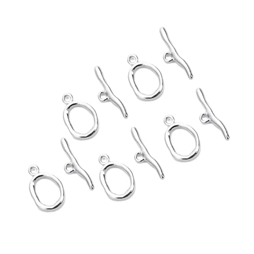 HAWILLOSCH 5er Set DIY Schmuckzubehör Metallverbindungen Für Armbänder Und Halsketten Kupferbeschichtung Abnorme Verschlüsse Kreative Verbindungselemente Für Die Schmuckherstellung von HAWILLOSCH