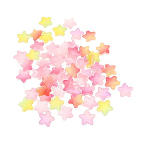 HAWILLOSCH 60st Pentagramm-zubehör Candy Star Deko Selber Machen Geschmücktes Zubehör Sternenzauber Diy Mobile Muschelverzierung Materialien Für Uñas Nagelschmuck Handschmuck Diy Schmuck Harz von HAWILLOSCH