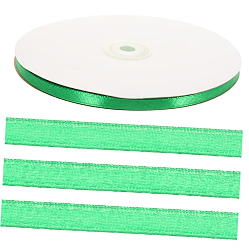 HAWILLOSCH 6mm Farbband Farbband Dekoratives Geschenkband Blumenverpackungsband Bowknot-band Machen Haarschmuck Hochzeitsdekoration Basteln Haarband -dekorband Polyester Green von HAWILLOSCH