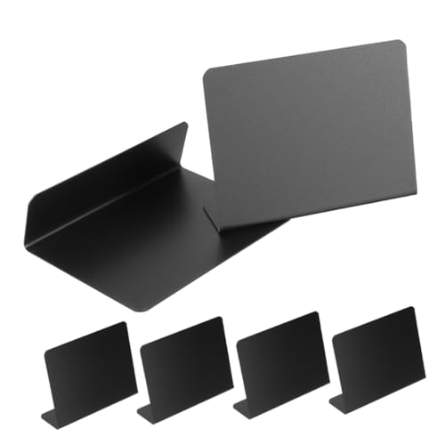 HAWILLOSCH 6st Mini-esstischtafel Tafelzeichen Schilder Für Mini-kreidetafeln Mini-tafeln Kreideschilder Für Den Essenstisch Namenskarten Für Die Tischdekoration Kreidetafel Schild Pvc Black von HAWILLOSCH