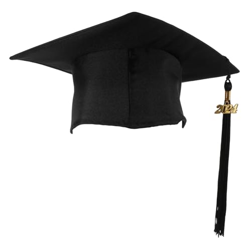 HAWILLOSCH Abiturmütze abschlussfeier graduation cap Hut für feierliche Anlässe Abschlussmütze Hut für Absolventen partyhut 2024 Abschlusshut-Dekor Dekorationen für Abschlusskappen Polyester von HAWILLOSCH