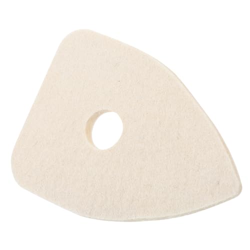 HAWILLOSCH Auto Polierscheiben Polierer Auto Poliermaschine Autos Kfz Polierpads Polierschwamm Pads Puffer Schwammpad Polierpads Auto Poliermaschinen Set Wolle Beige von HAWILLOSCH