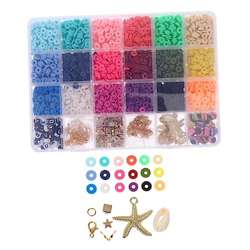 HAWILLOSCH Box Für Modeschmuck Armband Halskette DIY Herstellung Loser Perlen Schmuck Basteln Beads Für Schmuckherstellung Bunte Perlen Für DIY Schmuck von HAWILLOSCH