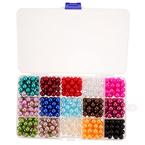 HAWILLOSCH Bunte Perlen Aus Simulation Perlen Spacer Beads Für Schmuckherstellung Handgemachte Perlen Für Armbänder Und Halsketten Material Ideal Für DIY Projekte von HAWILLOSCH