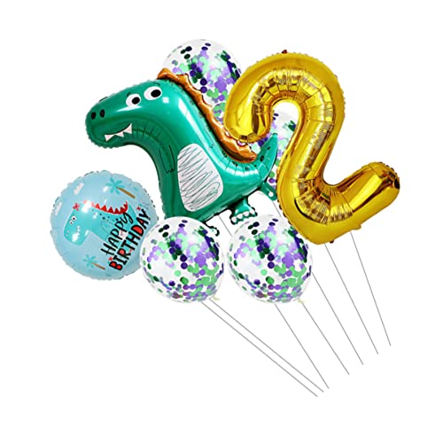 HAWILLOSCH Dekorative Dinosaurier Luftballons Für Kindergeburtstage Partyzubehör Aus Hochwertigem Naturlatex Bunte Motive Perfekte Deko Für Unvergessliche Feiern 1 Satz Ballons von HAWILLOSCH