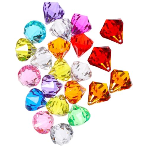 HAWILLOSCH Diamantene Edelsteine Für Schatzsuche Partygeschenke Und Bunte Kristalle Für Hochzeiten Geburtstagsfeiern Und Deko 376g Im OPP Beutel von HAWILLOSCH