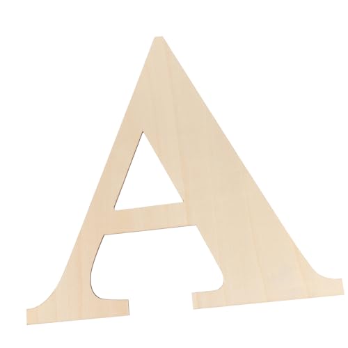 HAWILLOSCH Englisches Alphabet Aus Holz Große Buchstabenausschnitte Alphabet Buchstabenschilder Buchstabenscheiben Schild Wand Buchstabenschild Buchstabenständer Leeres von HAWILLOSCH