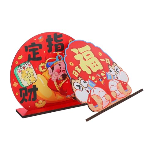 HAWILLOSCH Festliche Schlange Jahr Decor 2 Stücke Holz Chinesischen Neue Jahr Tisch Zeichen Für Theke Decor HAWILLOSCH Festliche Schlange Jahr Decor 2 Stücke Holz Chinesischen Neue Jahr Tisch Zeichen Für Theke Decor von HAWILLOSCH