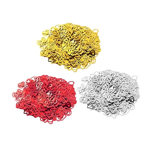 HAWILLOSCH Party Dekorationen 15g/pack Herz Konfetti Rot Seidenpapier Hochzeit Geburtstag Romantische Thema 600 stücke Streusel von HAWILLOSCH