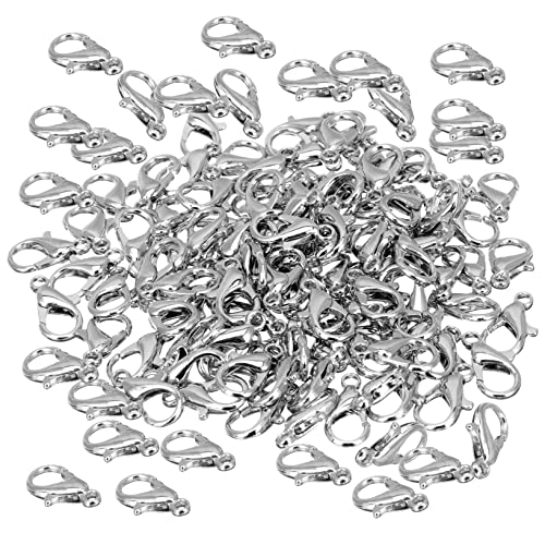 HAWILLOSCH Schmuck Zubehör 100PCS Karabinerverschluss für Halskette Legierung Armband Verschlüsse Perle Verschluss von HAWILLOSCH