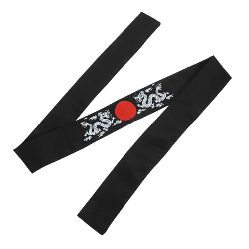 HAWILLOSCH Kampfsport-Stirnband karate stirnband kampfkunst Schwarzes Kopfband Festival Kopfband Flaggen-Stirnband Karate-Krawatte Bandana -Stirnband Stirnband trainieren Baumwolle von HAWILLOSCH