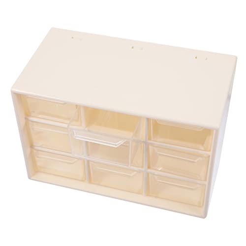 HAWILLOSCH Kasten Jiugongge- Aufbewahrungskorb stapelbare Aufbewahrung Einheiten Multi Storage Boxes aufbwahrungs-Box Schmuckorganisatoren Schmuck-Organizer Abs Weiß von HAWILLOSCH