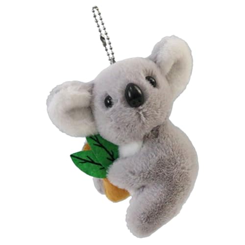 HAWILLOSCH Koala Puppenanhänger Schlüsselanhänger Taschenanhänger Schlüsselanhänger Flauschige Anhänger Schlüsselanhänger Dekor Plüschanhänger Für Rucksäcke Plüsch Koala Ornamente von HAWILLOSCH