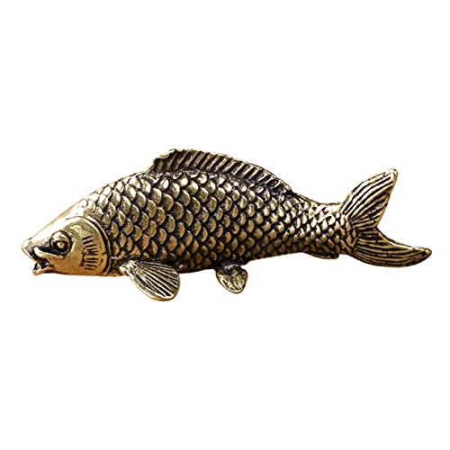 HAWILLOSCH Feng Shui Fisch Fisch Ornamente Metall Schmuck Wohnkultur Carpent Form Carpent Fisch Dekorationen von HAWILLOSCH