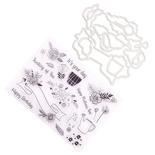 HAWILLOSCH Lustige Stampfer Prägeschablonen Selber Machen Stempel Transparenter Würfel Handwerk Schneiden Sterben Handgefertigte Stanzform Diy Schneideschablone Vorlage Für Scrapbooking von HAWILLOSCH