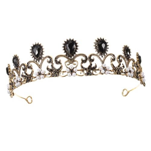 HAWILLOSCH Mädchen-geburtstags-kronen-tiara Strass-krone Brautkopfschmuck Für Die Party Tiara Für Frauen Mädchen Stirnbänder Kopfbedeckungen Für Die Braut Kronen Für Frauen Strasssteine von HAWILLOSCH