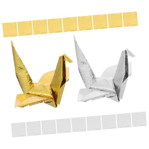 HAWILLOSCH Metallic Origami Einseitig Glänzendes Faltpapier Und Für DIY Bastelprojekte Perfekte Qualität Für Das Falten Von Kranichen Und Herzen von HAWILLOSCH