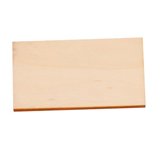 HAWILLOSCH Rechteckige Holzscheiben Aus Naturholz Für DIY Bastelprojekte Unbearbeitete Holzplatten Für Handwerk Dekoration Und Kreative Ideen von HAWILLOSCH