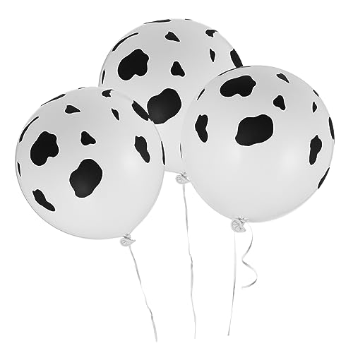 HAWILLOSCH Schwarze Und Weiße Druckballons Ideal Für Party Festival Und Geburtstag Hochwertige Luftballons Mit Schönen Motiven Für Unvergessliche Feiern von HAWILLOSCH