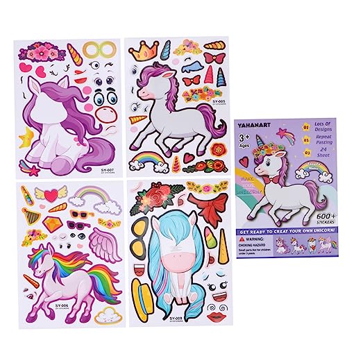 HAWILLOSCH Sticker-Set 25 Blätter Aufkleber Lustiges Bastelprojekt Für Kinder Partygeschenk Pädagogische Aktivität von HAWILLOSCH