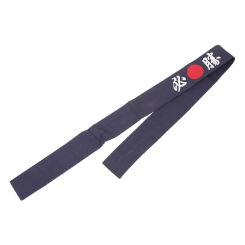 HAWILLOSCH Stirnband Ninja-köpfe Wickeln Bandanas Für Männer Karate-kopfgurt Koch-bandana-kostüm Sushi-koch-kostüm Kochkostüm Männer Bushido-haarband Japanisches Kochkostüm Blue Baumwolle von HAWILLOSCH