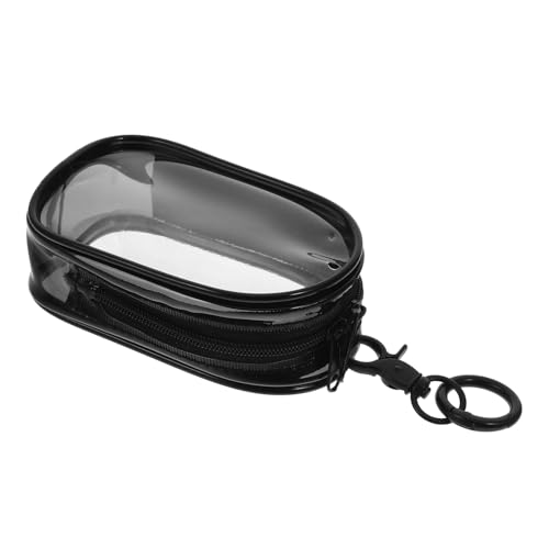 HAWILLOSCH Tragbare Durchsichtige Puppen-display-tasche Mit Schlüsselanhänger, Hochtransparentes Pvc-figurenetui Mit Reißverschluss, Puppen-organizer Für Puppenliebhaber von HAWILLOSCH