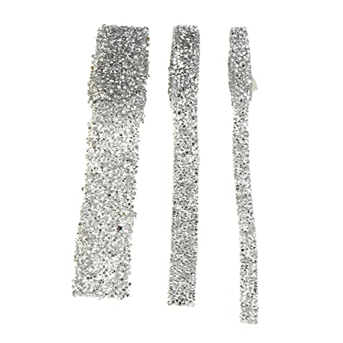 HAWILLOSCH Trimmband Funkelndes Rhinestone Band Selbstklebendes DIY Dekorationsband Für Hochzeit Und Bastelprojekte Je von HAWILLOSCH