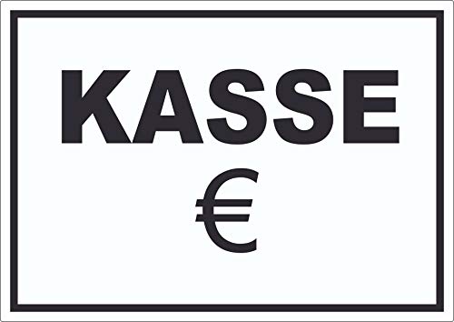 Kasse Aufkleber A3 (297x420mm) von HB-Druck