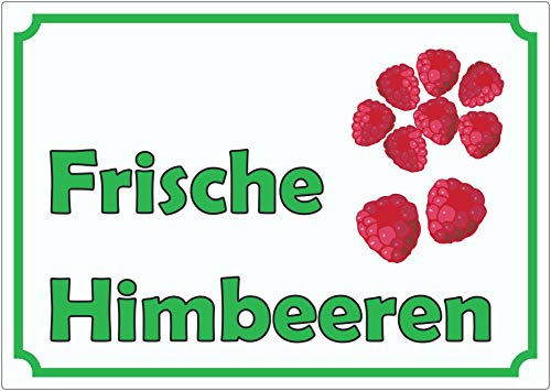 Werbeaufkleber Aufkleber Himbeeren A9 (37x52mm) von HB-Druck