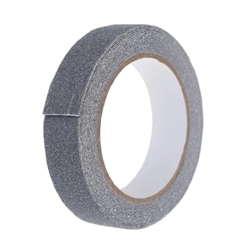 Gefahrenklebeband,Anti-Rutsch-Band, Boden Sicherheit Rutschfeste Band Rolle Anti Slip Klebstoff Aufkleber Hohe Griffigkeit(Grey) von HBALDTEDC