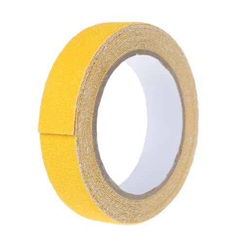 Gefahrenklebeband,Anti-Rutsch-Band, Boden Sicherheit Rutschfeste Band Rolle Anti Slip Klebstoff Aufkleber Hohe Griffigkeit(Yellow) von HBALDTEDC