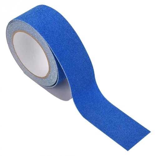 Gefahrenklebeband,Anti-Rutsch-Band, Klebeband Anti-Rutsch-Bänder Anti-Rutsch-Klebeband for Treppenstufen-Bodensicherheitsband Rutschfeste Duschstreifen(Blue) von HBALDTEDC