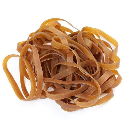 HBALDTEDC Gummibänder, 50 Stück elastisches Gummiband, 70 x 10 mm hohes elastisches Band for Heimwerker, Basteln, Schule, Fabrik, Paketzubehör, Gummibänder von HBALDTEDC