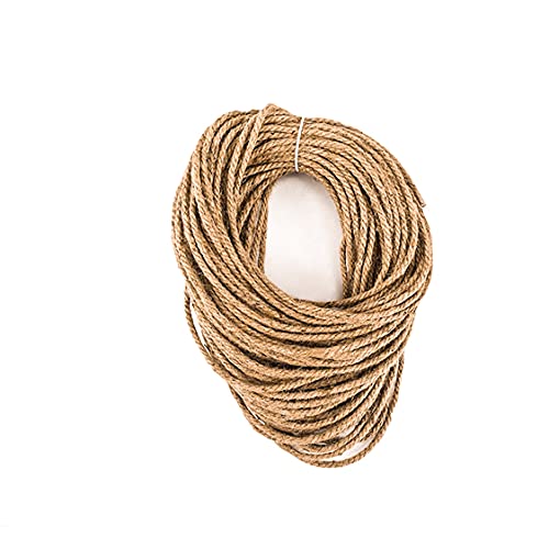 HBALDTEDC Jute-Gartenschnur, Hanfseil, Juteseil, 8 mm/10 mm, 12 mm Dickes Seil, Starkes Naturseil, 4-lagiges Juteseil(100m) von HBALDTEDC