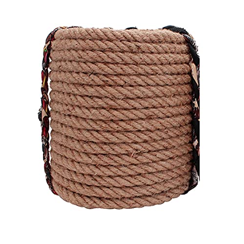 HBALDTEDC Jute-Gartenschnur, Juteseil, 16, 18, 20 mm, Juteschnur, Starkes Naturseil, 4-lagig(100m) von HBALDTEDC