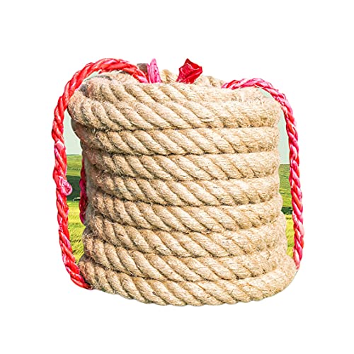 HBALDTEDC Jute-Gartenschnur, Juteseil, Starkes Naturseil, Juteschnur, 26 mm dick, Juteseil, stark, Katze(20m) von HBALDTEDC