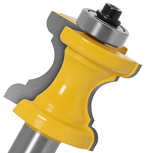 V-Nut-Schablone, 1/2 "12mm, 6mm, 8mm Schaft Bullnose Mit Perle Spalte Router Bit Linie Messer Holzbearbeitung Cutter zapfen Cutter Für(6.35mm shank) von HBALDTEDC