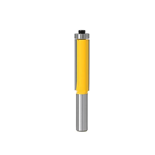 V-Nut-Schablone, 12 mm Schaft 50, 64 mm Bündigfräser mit Lager for Holzschablonenmuster-Fräser, Wolframkarbid-Fräser(12X15X50.8) von HBALDTEDC