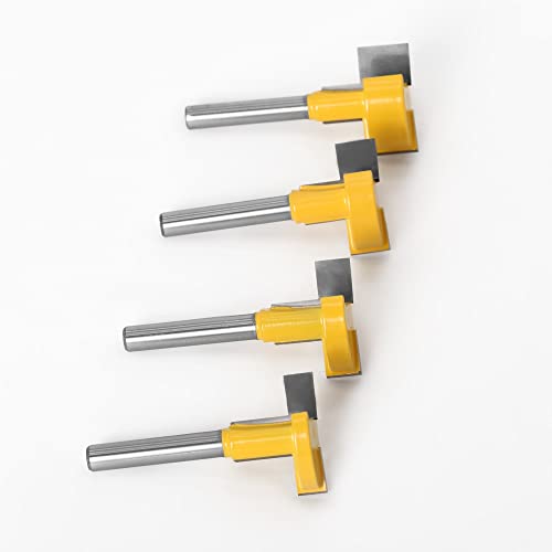 V-Nut-Schablone, T-Slot T-Track Schlitzfräser 8" 6mm Schaft for Holzbearbeitung Meißelschneider Großhandelspreis(4PCS) von HBALDTEDC