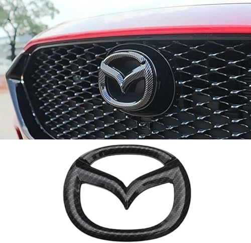 HBANMK Auto Emblem Aufkleber für Mazda MX-5 2015-2023, Abzeichen Logo, Buchstaben Wort Emblem-Aufkleber Auto Sticker Body Logo Abzeichen Dekoration Aufkleber Zubehör,A Carbon Fiber von HBANMK