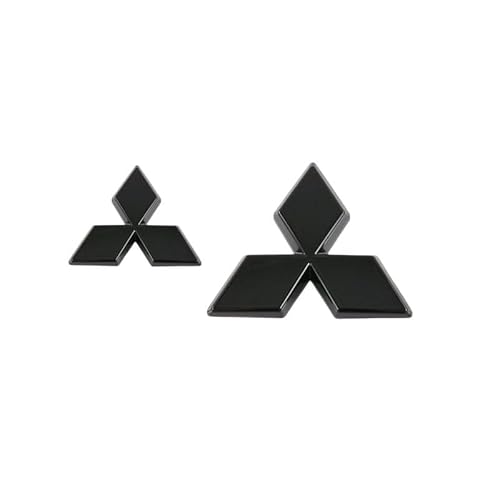 HBANMK Auto Emblem Aufkleber für Mitsubishi Space Star 2019-2023, Abzeichen Logo, Buchstaben Wort Emblem-Aufkleber Auto Sticker Body Logo Abzeichen Dekoration Aufkleber Zubehör,A von HBANMK